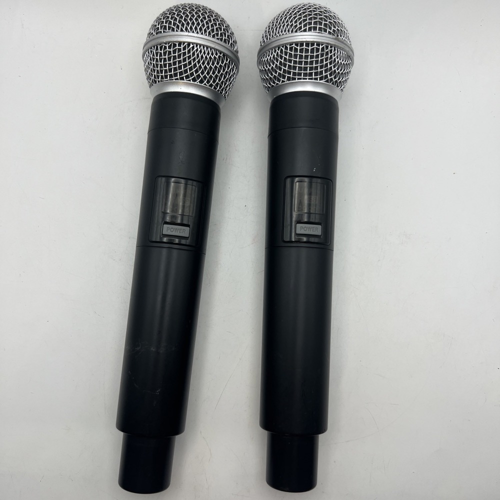 Pair of Generic Wireless Microphones 18650 USB-C Rechargeable Transmitters Only